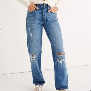 Madewell Dadjean Stassen Distressed Wash Size 23